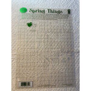Hot Off the Press Paper Pizazz Template Spring Things